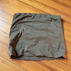 Everlane Dark Olive tube top